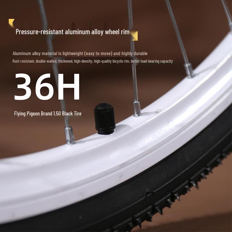 Flying Pigeon Unisex Adult Lightweight Commuter Bicycle for Students and Professionals