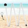 1.6/2M Beach Canopy Tent Pole Aluminum Alloy Shelter Tarp Pole  For Camping Party
