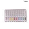 10Pcs Dental Nerve Barbed Broaches Endodontic Instruments Root Canal 21/25Mm Cleaning Hand Use Files Handle Dentistry Tools