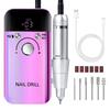 45000RPM Nail Drill Machine With Low Noise Portable Nail Drill Machine Rechargeable Nail Sander File For Manicure Salon Tool