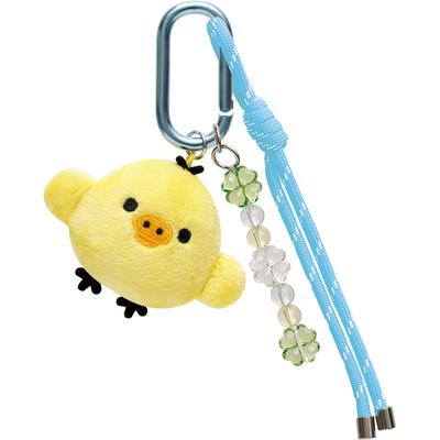 MV63501 Rilakkuma [Chairoikoguma's Kumakyun Days] Dangling Plush Toy Kiiroitori