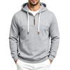 Heren S Half-ritssluiting Hoodie Sweatshirt Effen Kleur Casual Lange Mouwen Pullover