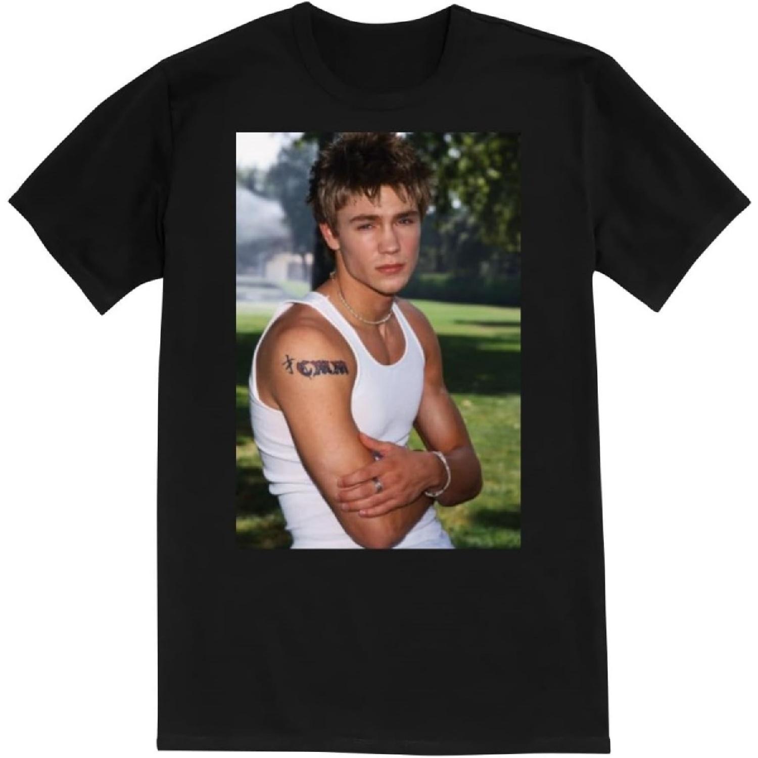 

Chad Michael Murray - Premium Men s Crewneck T-Shirt – Soft, Comfortable, and Stylish SRS #PDI548493 XXXXXL чорний