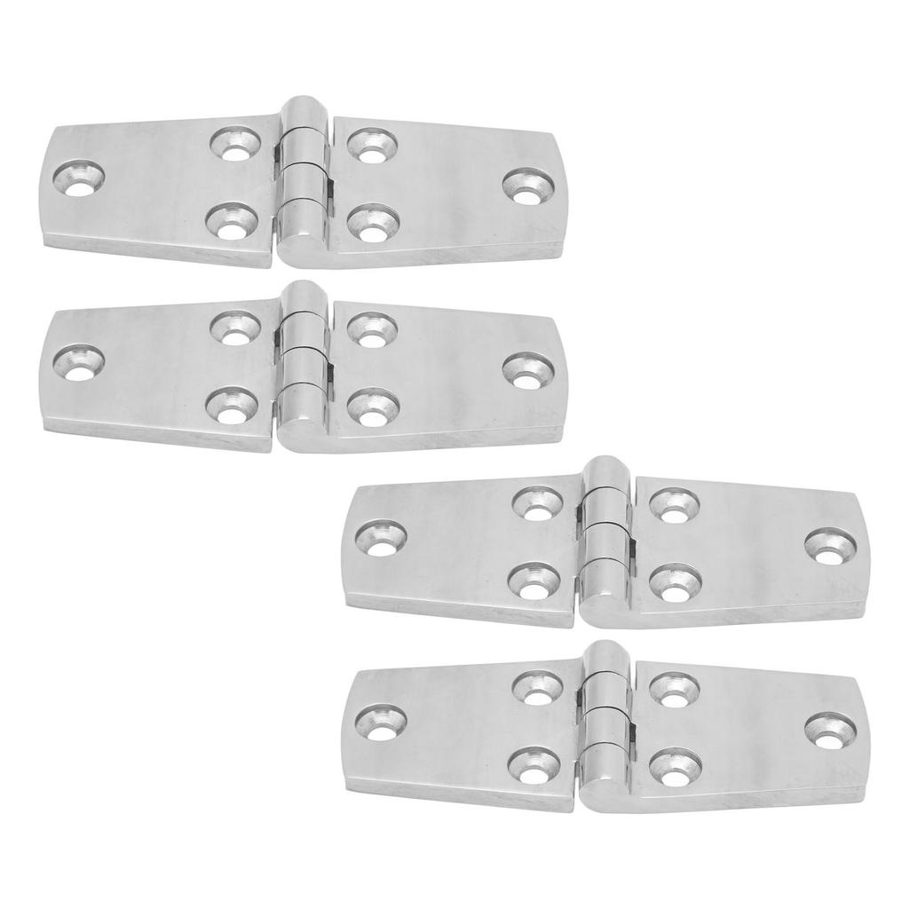4pcs Marine Door Hinge 102 X 38mm Rustproof Stainless Steel Boat Hatch Hinge for Yachets