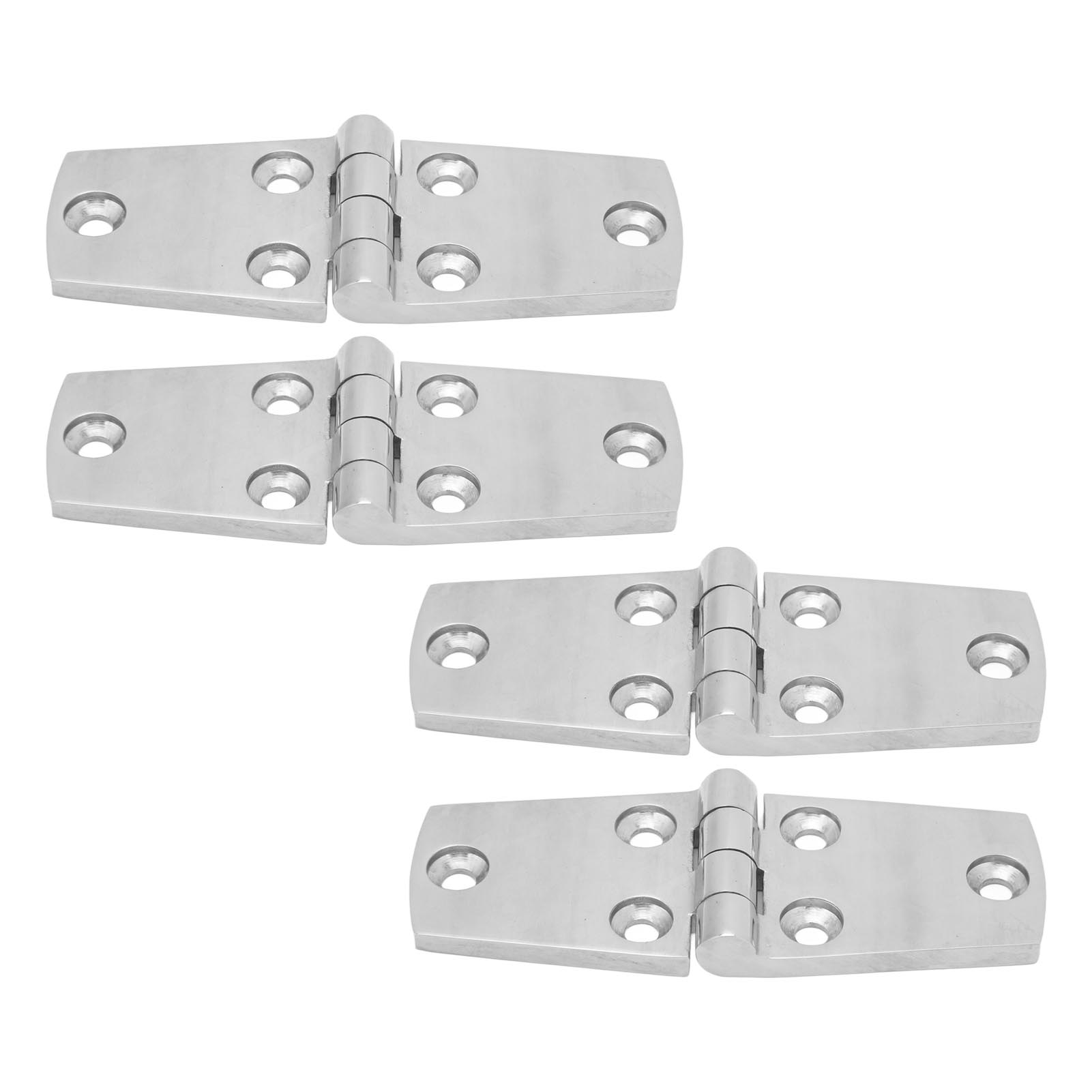 

4pcs Marine Door Hinge 102 X 38mm Rustproof Stainless Steel Boat Hatch Hinge for Yachets
