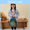 Adorable Cartoon Dinosaur Backpack For Kids Lightweight Durable Nylon School Bag