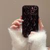 Electroplating Wavy Pattern Is Suitable for iPhone14Pro Max Mobile Phone Case Apple 15 New 12/13 Niche Style Ins