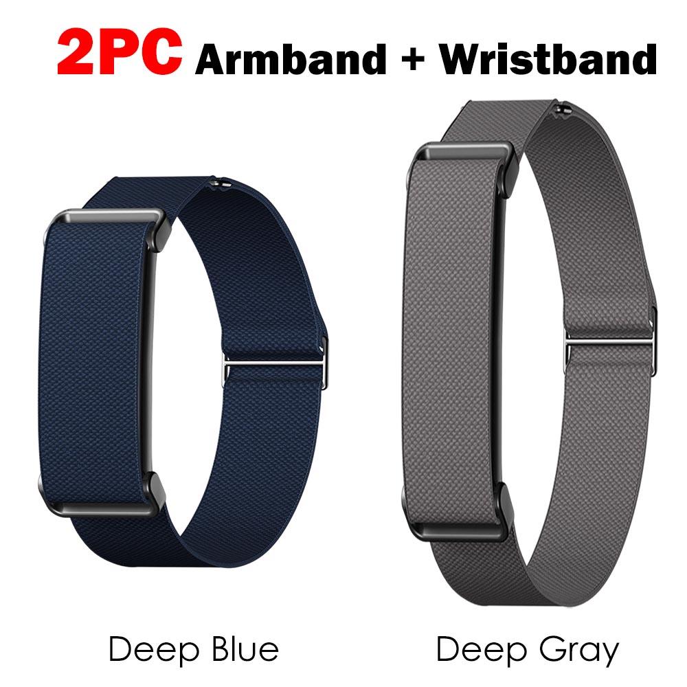 1-2PC Nylon Band for Google Fitbit Air Strap Biceps Strap Fitness Tracker Replacement Band Adjustable for Google Fitbit Air Band