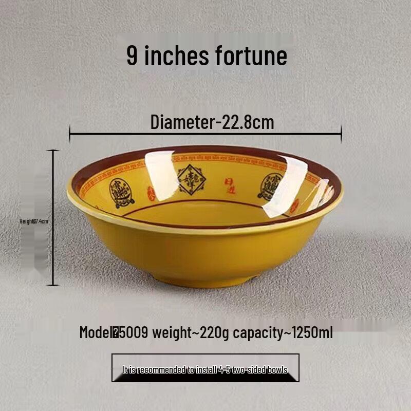 

Chinese Style Melamine Noodle Bowl
