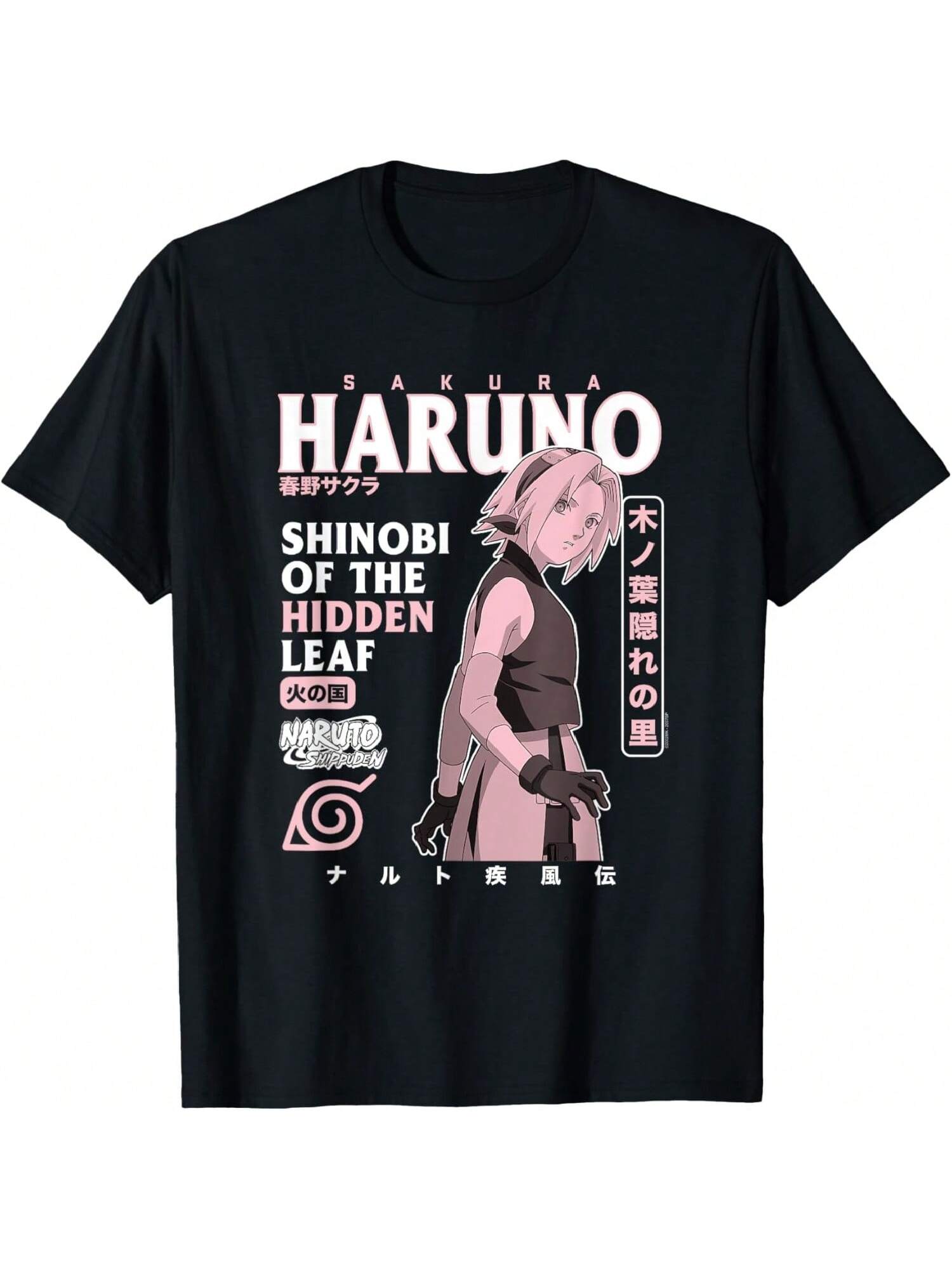 Narutos Shippuden Sakura Text Overload T-Shirt S разноцветный