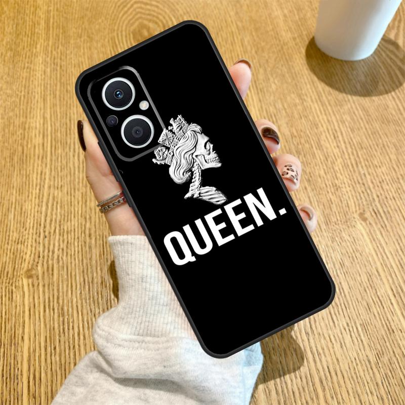 

Cute King Queen Crown Funda For OPPO Reno 14 F 10 11 12 13 Pro 13F 12F 11F 7 8 Lite OPPO Find X6 X5 X8 X9 Pro Case OPPO Reno11 F