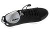 Mozu Waterproof Rain 4cm Stretch Elastic Size 23cm Women's Low-Top Sneakers, Waterproof, Non-Slip Sole, Laces, Black,