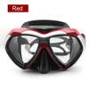 Large-Frame Lens Diving Goggles Underwater Adult Snorkeling Tempered Glass Diving Scuba Swimming Mask