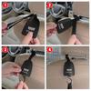 Leather Car Seat Back Hooks Portable Hanging Bag Rack For Cadillac XT5 XTS CTS BLS SLS DTS SRX Escalade Tiburon Deville