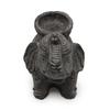 Incense and Candle Holder Elephant Black Antique