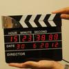 Movie Director Digital Cinema Clapperboard Alarm Clock