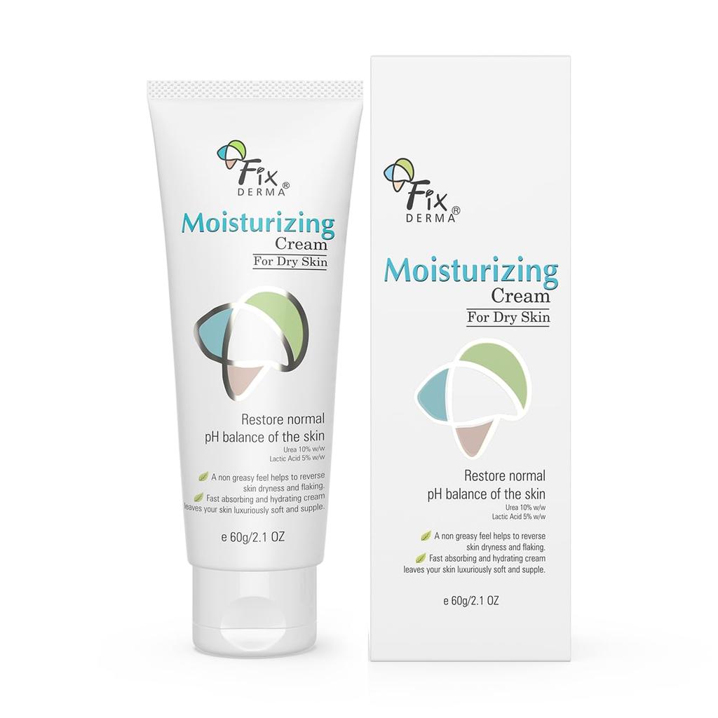 Fixderma Moisturizing cream, Daily Moisturizer for Dry & chapped skin, Provides Hydration and Moisturization, Non-Comedogenic & Non-Greasy formulat