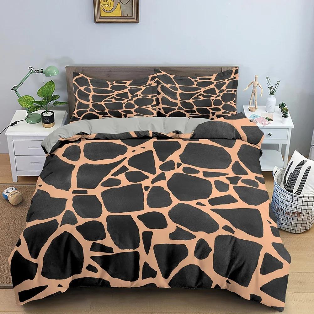 Colorful Spots Print Bedding Set Polyester Duvet Cover With Pillowcase Adults Kids Quilt Cover With Zipper Closure Multiple Size