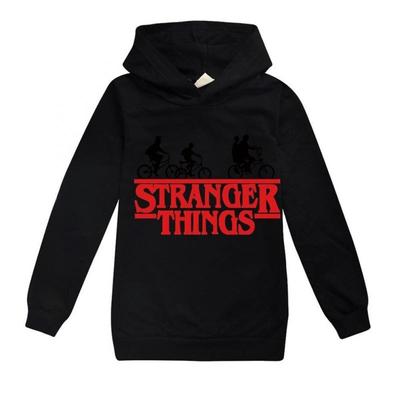 9-14 let Děti Stranger Things Potisk Mikiny s kapucí Dlouhý rukáv Mikina s kapucí