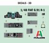 Platz Italeri 1/48 G.91 R1/R3 Gina Plastic Model Kit IT92645 (Airplane)