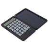 Calculator Writing Tablet 6.5in LCD Chargeable Portable Paperless Drawing Handwriting BoardBlack