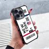 Travel Air Ticket Label Soft Phone Case For Xiaomi Poco X7 X8 Pro Max X6 X5 X3 F8 Ultra F7 M8 M7 M5S Redmi 15C 15A 15 14C 13C 12