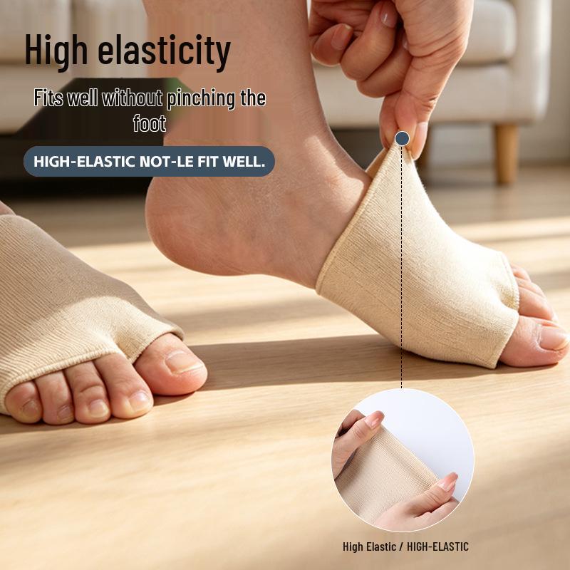 Unisex SEBS Silicone Bunion Forefoot Pad & Toe Separator – Anti-Wear Half-Size Foot Protector