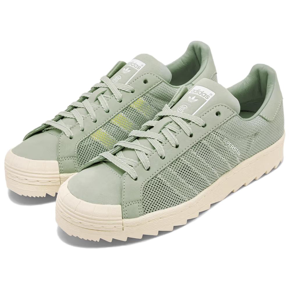 CLOT X Adidas Superstar Breathe Wonder White Unisex Sneakers Green Cloud-White IH3643
