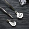 Stainless Steel Drinking Straw Spoon Tea Filter Detachable Reusable Metal Straws with Brush Drinkware Bar Party Tool Accessories