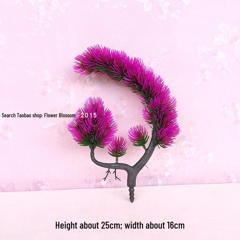 Artificial Pinus Thunbergii Tree Branch – Indoor/Outdoor Decorative Faux Greenery and Flower Arrangement.
