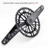 Ultralight Road Bike Crankset with Bottom Bracket & 110BCD Adapter