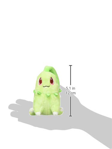 Pokémon Center Original Plush Toy Pokémon Fit Chikorita 13 X 9.5 X 8.5 Cm (H X W X D)