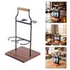 Hanging Wine Cabinet Display Stand Simple High Foot Glass Rack Hanging Glass Holder for Homes Kitchen Restaurant