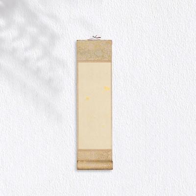 Painting Drawing Paper Gilded Rice Paper Scroll Self-made Gifts Blank Hanging Scroll Mini Batik Trumpet Scroll Chinese Style