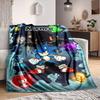 Custom 1pc Sonic Adventure Space Blanket, Soft And Comfortable Blanket, Casual Warm, Camping Travel Blanket, Birthday Gift Q912192