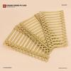 1pcs Chinese Knot Buttons, Gold Wire, Trapezoidal Buttons, Military Uniforms, Dresses, Dance Clothes, Decorative Buckles