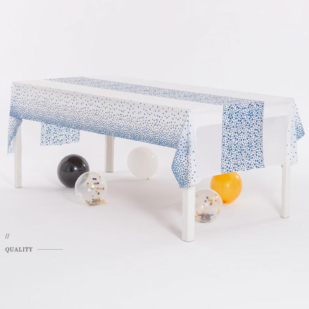 Disposable Tablecloths and Satin Table Runner Set Tablecloth Satin Table Runner for Wedding Birthday Baby Shower Engagement Party Supplies