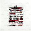 FOR HONDA CBR1000RR-R Reflective motorcycle stickers, 3M safety warning at night in the dark scooter helmets RA4 lcnd9