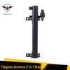 Wrangler JK/JL Flagpole Antenna Bracket: Tailgate Hinge Rack for Two-in-One Modification