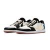 Travis Scott x Jordan Air Jordan 1 Sagittarius Fashion Trend Abrasion Resistant Low top Vintage Basketball Shoes Unisex DZ4137-700(Team1795-)