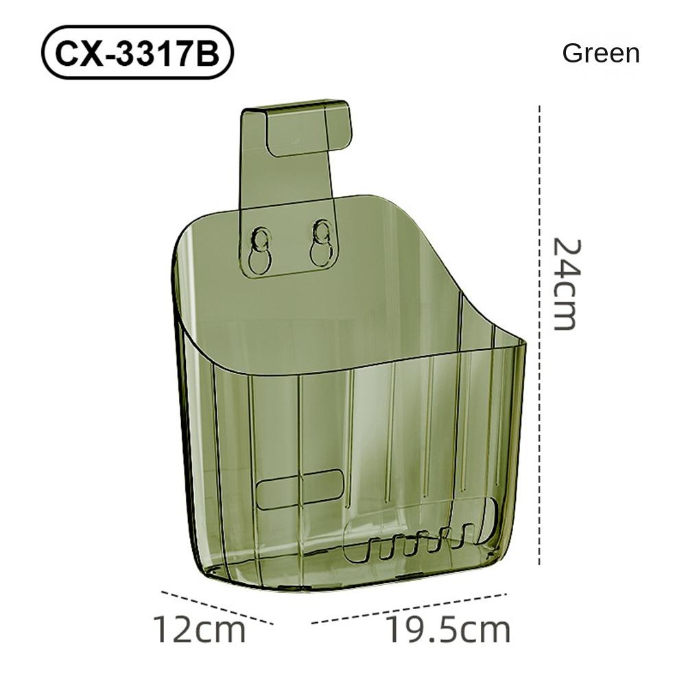 Stackable Storage Basket With Hook No Drilling Hanging Box House Container For Kitchen Bathroom Bedroom Accessories