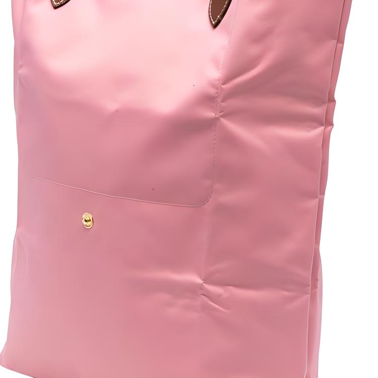 Longchamp Le Pliage Medium Handbag With Gold Fastening Women Handbags Cotton-Candy 10168089P92