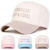 Unisex Literally Just A Girl Embroidery Baseball Caps Spring Autumn Outdoor Adjustable Casual Hats Sunscreen Hat Sports Cap