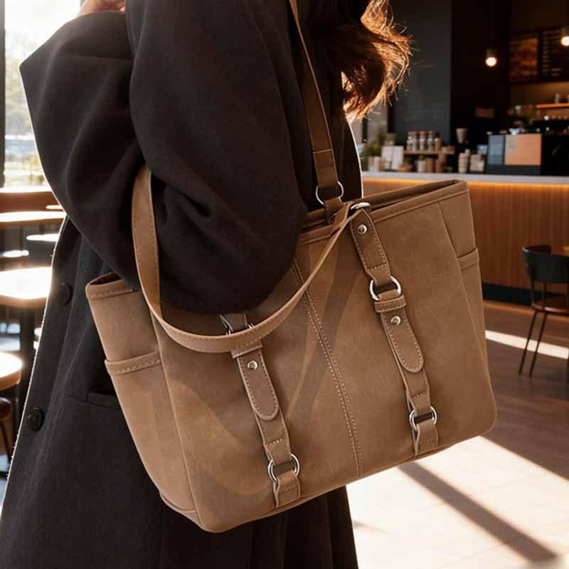Retro Niche Underarm Bag Women's 2025 New Simple and Versatile Tote Bag High-end Large-capacity Shoulder Bag