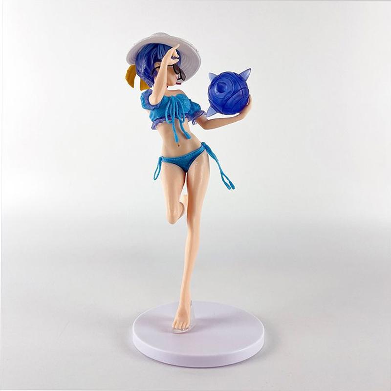 Rem Ram Swimsuit Figure ReZero Anime Life Model Ornament Toy Gift