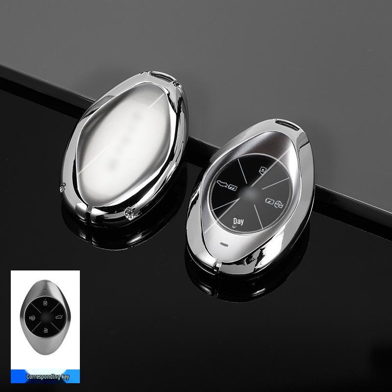 Compatible Key Cover for Xiaopeng 2022 P7/P5, 2021 G3/G3i Models - Unisex Protection & Shell Buckle