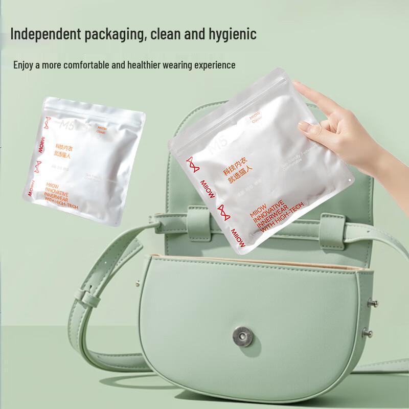 Mao Ren Women's 100% Cotton Antibacterial Breathable Briefs (4-Pack)