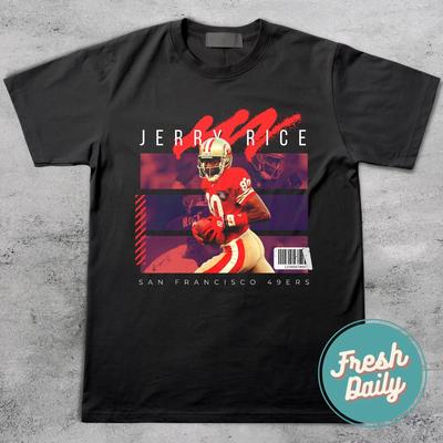 JERRY RICE Unisex T-Shirt Niners Tee SF 49ers Shirt