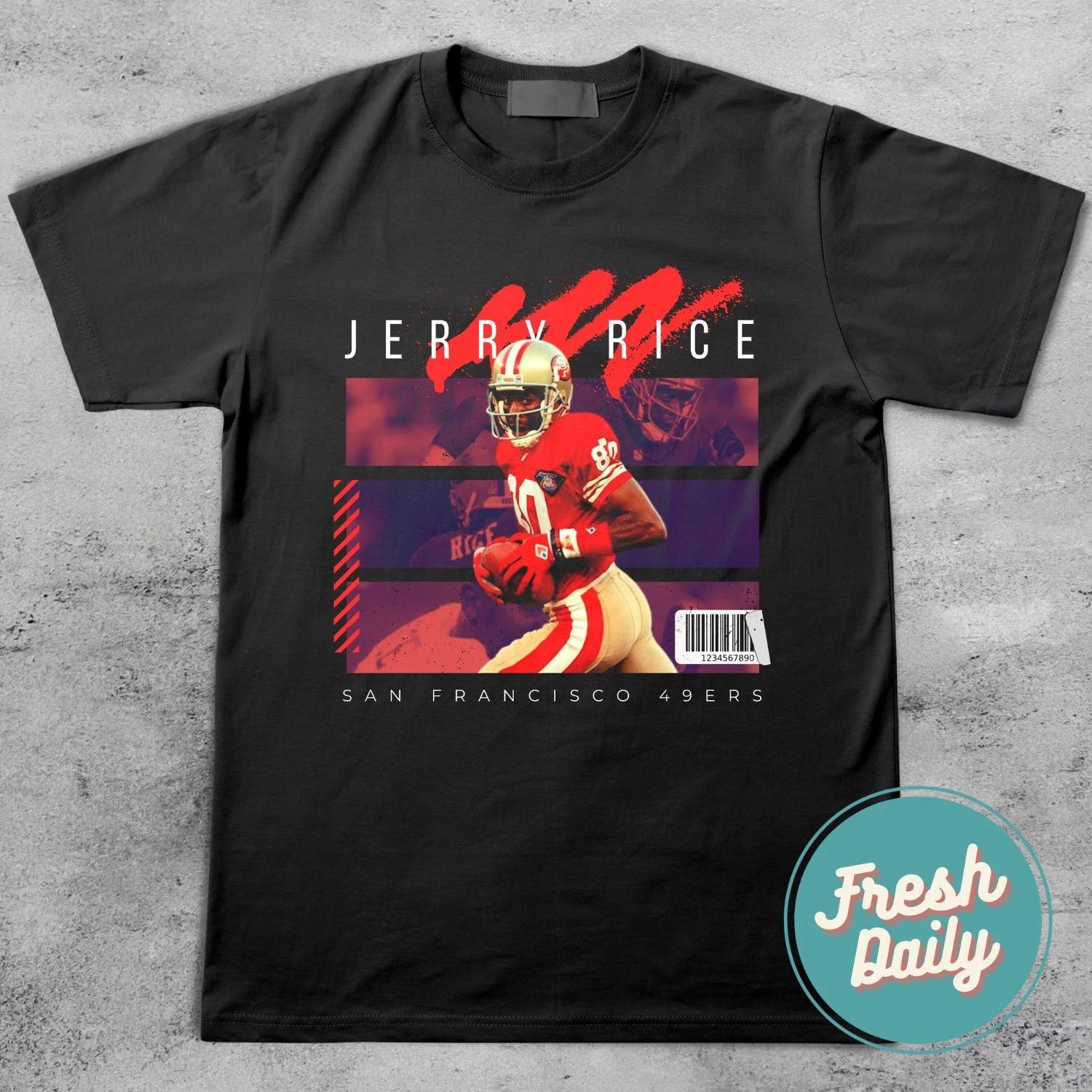JERRY RICE UNISEX T Shirt Niners Tee SF 49ers shirt XL
