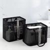 Large Capacity Cosmetic Bag Portable Travel Wash Handbag Bathroom Transparent Shower Makeup Pouch Unisex Toiletries Organizer